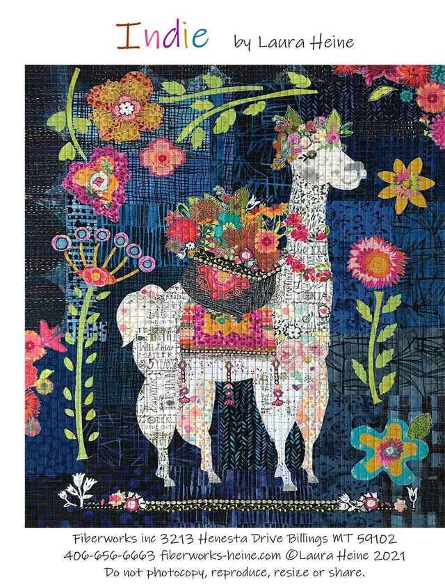 Llama Collage Sewing Pattern by Laura Heine