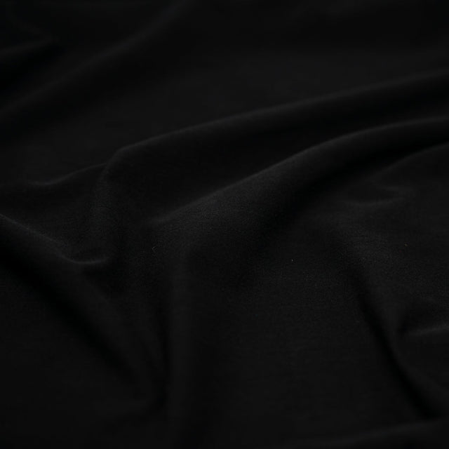Indulgent TENCEL Spandex Fabric - Black, 58" Width (1 Yard)