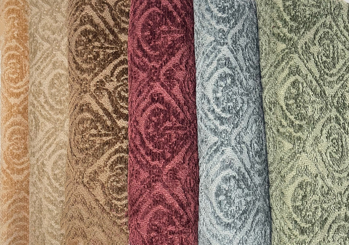 Chenille Jacquard Upholstery Fabric Inez