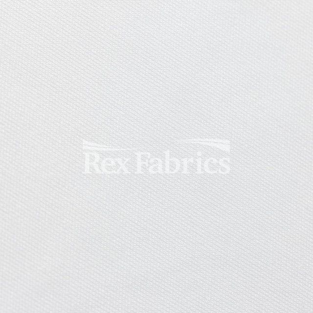 Interlock Sport Polyester Spandex Fabric - White Solid, 58" Width (1 Yard)