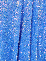 Iridescent Sequin on Velvet