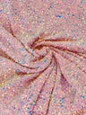 Iridescent Sequin on Velvet