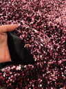 Iridescent Sequin on Velvet