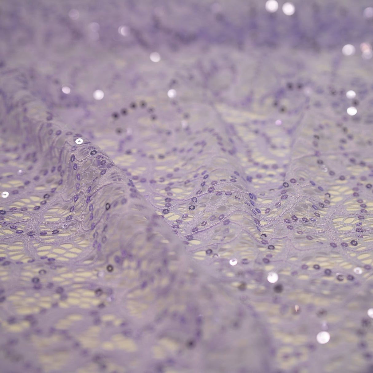 Stretch Lace Sequin Fabric