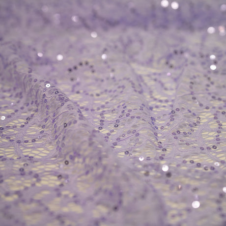 Stretch Lace Sequin Fabric