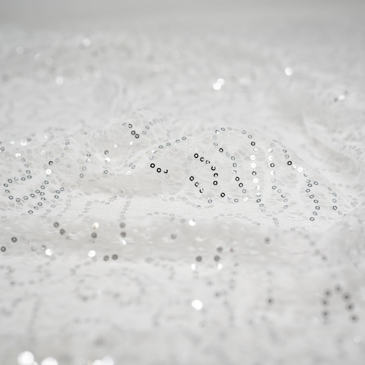 Stretch Lace Sequin Fabric