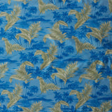 Peachskin Polyester Island Areca Palm Fabric