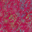 Batik Cotton Morning Glory-Red Cherry Floral Island Batik