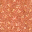 Batik Cotton Leaves Brown Brownie Floral Island Batik