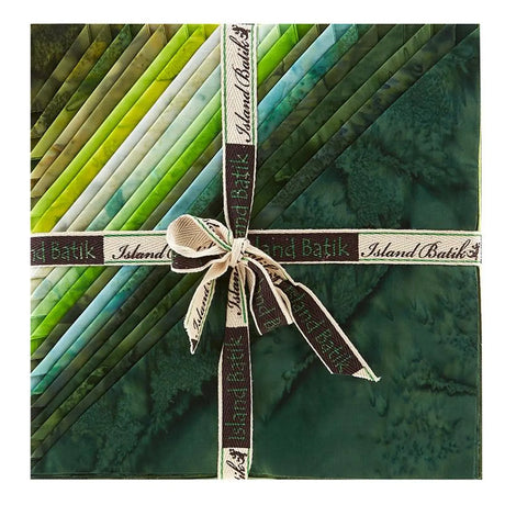Batik Cotton Glorious Green 10" Stack Island Batik