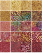 Batik Cotton Monarch-SP 2.5" Strip Pack Island Batik