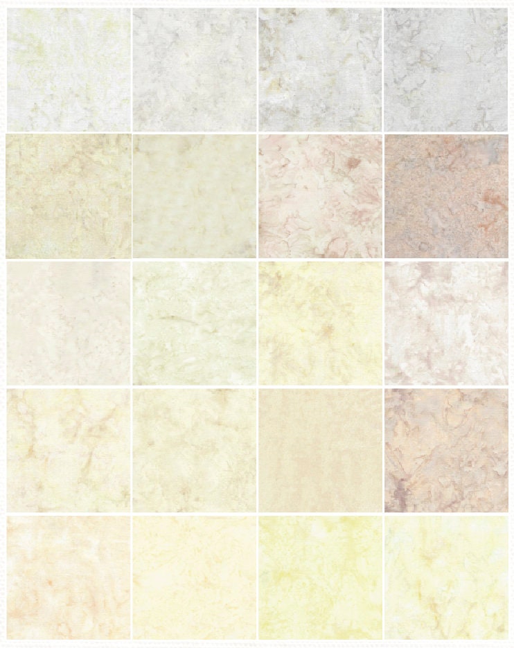 Batik Cotton Naturally Neutral-ST 10" Stack