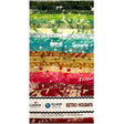 Batik Cotton Retro Holidays Strip Pack 2.5" 40 Pieces Island Batik