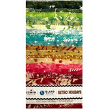 Batik Cotton Retro Holidays Strip Pack 2.5" 40 Pieces Island Batik