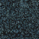 Batik Cotton Wheat-Black Raven Floral Island Batik
