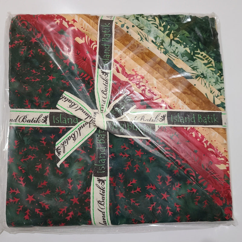 Layer Cake Island Batik Woodland Holiday Christmas Batik