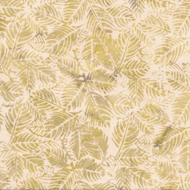 Batik Cotton Blue Ridge Mountain Yellow Pine Needles Island Batik