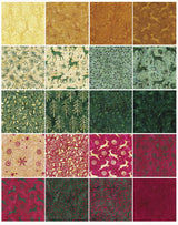 Layer Cake Island Batik Woodland Holiday Christmas Batik