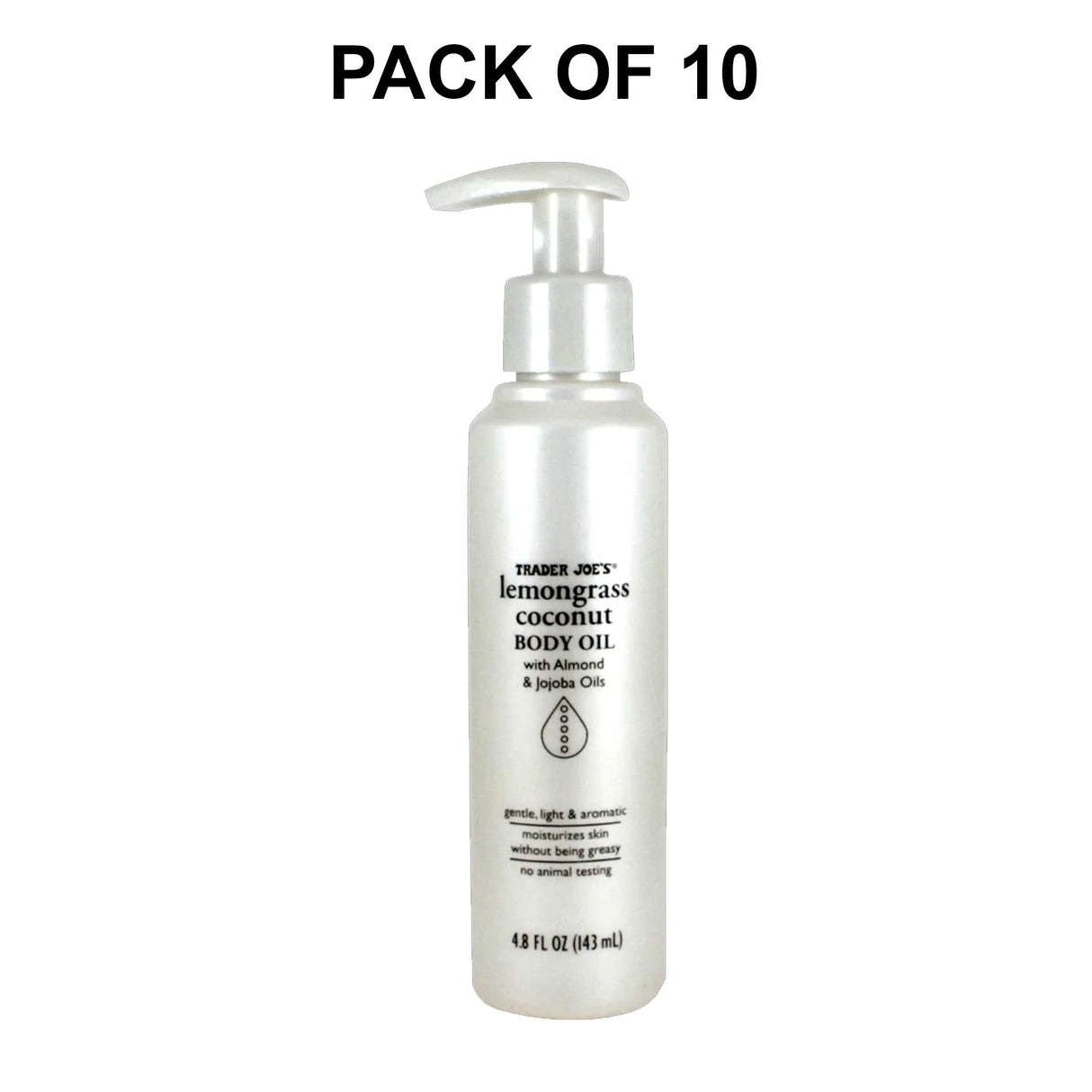 Traders Joe's Lemongrass Coconut Body Oil