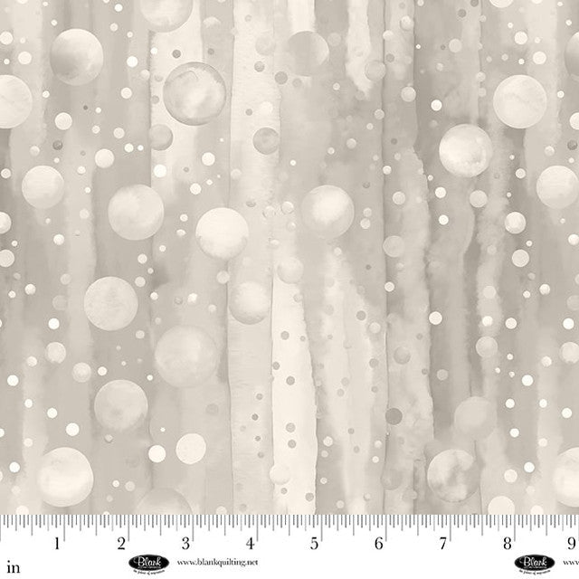 Cotton Wideback Fabric Ivory Bubble Pops 108"