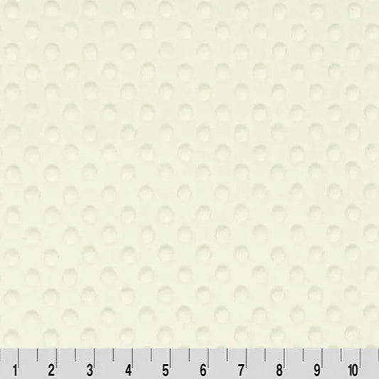 Ivory Cuddle Dimple Fabric