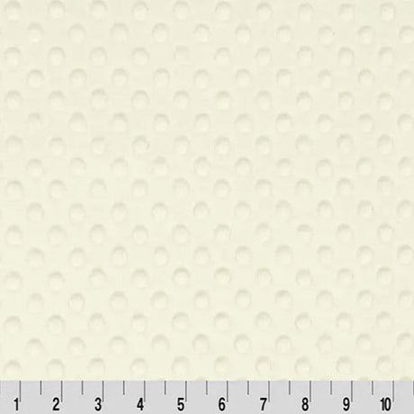 Ivory Cuddle Dimple Fabric