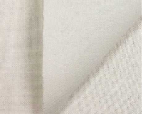100 Percent Cotton Sheeting Fabric - Ivory, Solid, 120" Width (1 Yard)