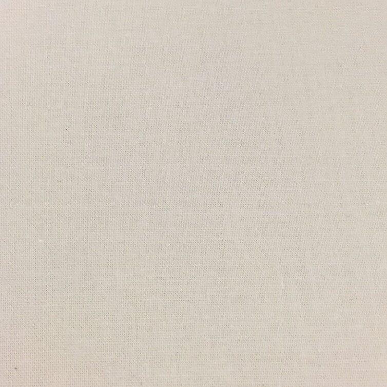 100 Percent Cotton Sheeting Fabric - Ivory, Solid, 120" Width (1 Yard)