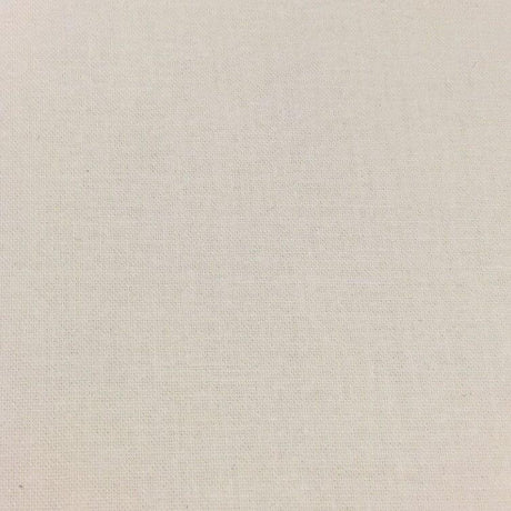 100 Percent Cotton Sheeting Fabric - Ivory, Solid, 120" Width (1 Yard)