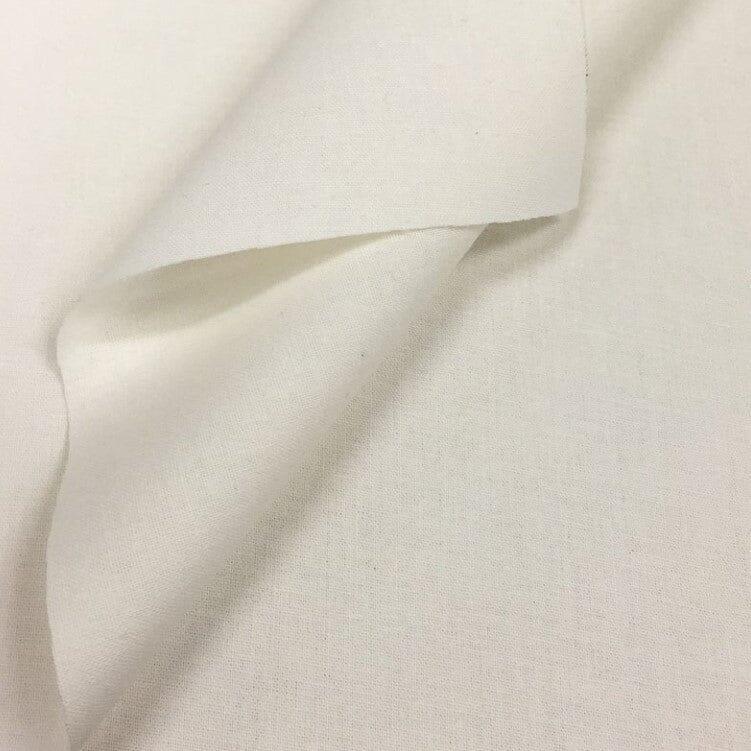 100 Percent Cotton Sheeting Fabric - Ivory, Solid, 120" Width (1 Yard)