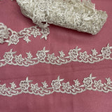 Beaded Corded Lace Trim