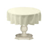 Tablecloth Dull Bridal Satin Fabric - Solid Color, 45" Round (1 Piece)