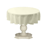 Tablecloth Dull Bridal Satin Fabric - 54" Round, Color Options (1 Piece)