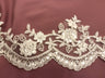 Embroidered Floral Beaded Lace Trim
