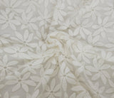 Floral Lace Ivory Cotton Nylon