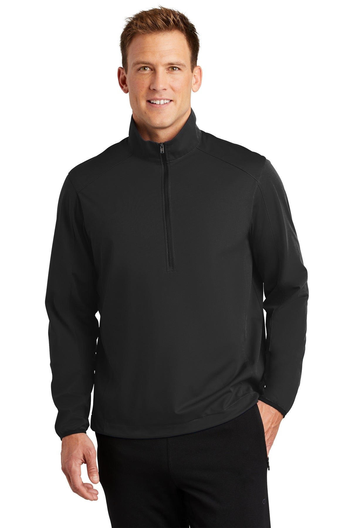 Port Authority® Active 1/2-Zip Soft Shell Jacket