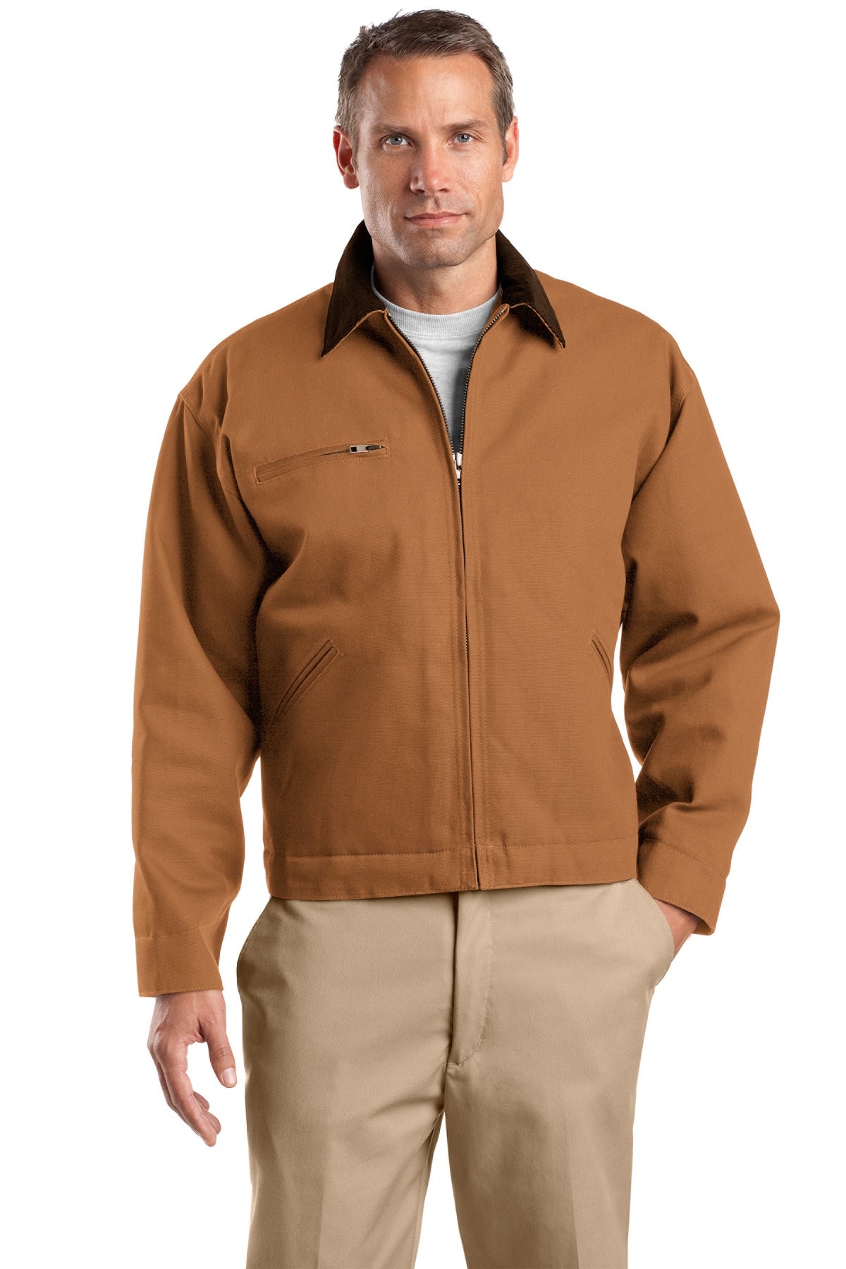 CornerStone® Tall Duck Cloth Work Jacket.