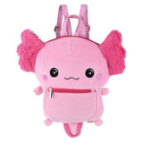 Axolotl Plush Mini Backpack 11.5"x14"