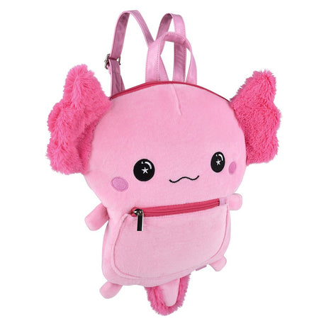 Axolotl Plush Mini Backpack 11.5"x14"