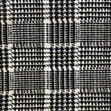 Jace Houndstooth Square Chenille Fabric - Two Toned Houndstooth, 57" Width (1 Yard)