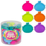 Silicone Coin Purse 3.5" (1 CNS)