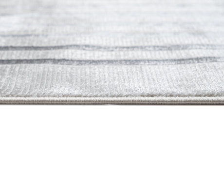 Jade 42 Polyester Shiny Viscose Area Rug - Ivory, D.Grey/Cream, 9' 8" X 13' (1 Unit)