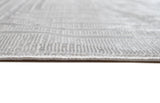Jade 42 Polyester Shiny Viscose Area Rug - Ivory, D.Grey/Cream, 9' 8" X 13' (1 Unit)