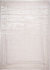 Jade 42 Polyester Shiny Viscose Area Rug - Ivory, D.Grey/Cream, 9' 8" X 13' (1 Unit)
