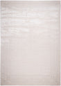 Jade 42 Polyester Shiny Viscose Area Rug - Ivory, D.Grey/Cream, 9' 8" X 13' (1 Unit)