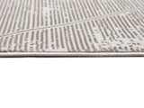 Jade 44 Beige Area Rug - Beige, 100% Polyester/Shiny Viscose, 7' 8" X 10' 5" (1 Piece)