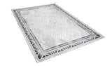 Jade 45 Area Rug - Dark Grey/Cream, 9' 8" X 13' (1 Piece)