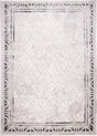 Jade 45 Area Rug - Dark Grey/Cream, 9' 8" X 13' (1 Piece)