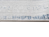 Jade 48 Blue Polyester Viscose Area Rug - Blue, Machine Loom, 7' 8" X 10' 5" (1 Rug)