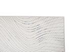 Jade 49 Blue/Cream Polyester Viscose Area Rug - Blue/Cream, 9' 8" X 13' (1 Piece)